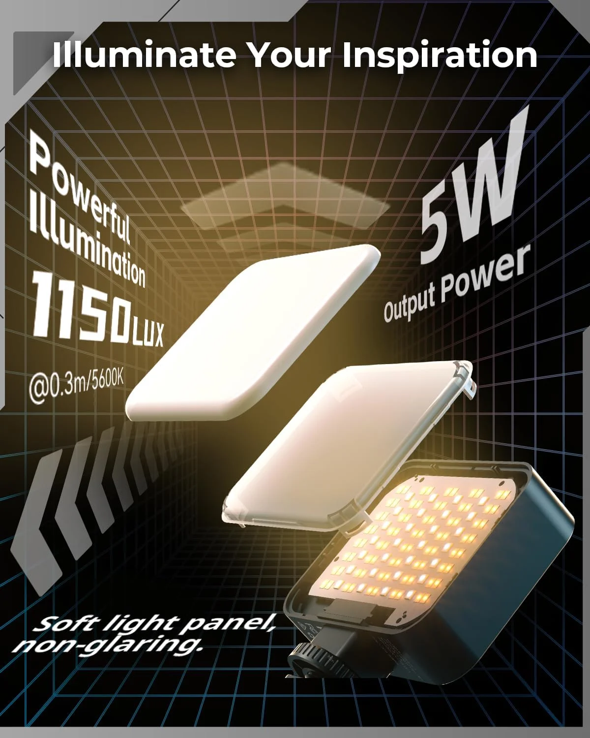 نور ویدئویی RGB مدل SMALLRIG Vibe P108 Pro، نور LED قابل حمل دوربین برای عکاسی، نور کفشک سرد، CRI95+، 2500-6500K، 12 جلوه ویژه، لوازم جانبی نور پرکننده برای تولیدکنندگان محتوا و استریمینگ - 4661 نور ویدئویی RGB مدل SMALLRIG Vibe P108 Pro، نور LED قابل حمل دوربین برای عکاسی، نور کفشک سرد، CRI95+، 2500-6500K، 12 جلوه ویژه، لوازم جانبی نور پرکننده برای تولیدکنندگان محتوا و استریمینگ - 4661