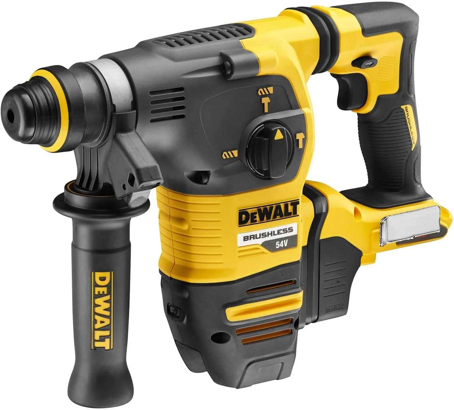 چکش بتن کن شارژی 3 حالته 30 میلی متری SDS-Plus Dewalt DCH333NT 54V XR FLEX VOLT Li-ion 4 کیلوگرمی با موتور براشلس (بدون باتری) - محافظت و عملکرد چکش بتن کن شارژی 3 حالته 30 میلی متری SDS-Plus Dewalt DCH333NT 54V XR FLEX VOLT Li-ion 4 کیلوگرمی با موتور براشلس (بدون باتری) - محافظت و عملکرد