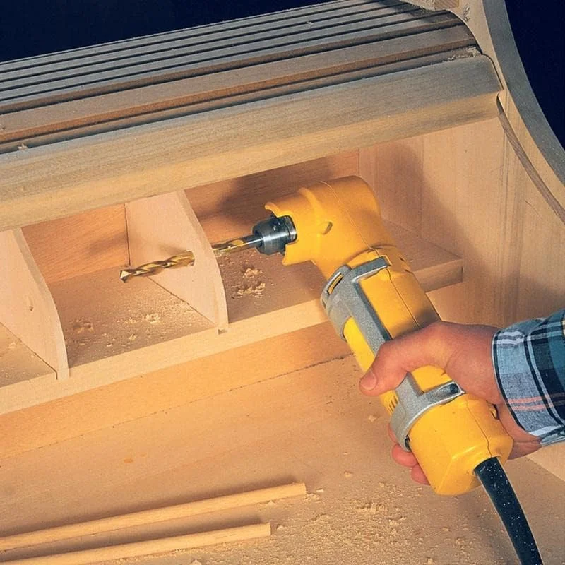 دریل زاویه راست چرخشی 10 میلیمتری 350 وات DeWalt، 1200 دور در دقیقه، زرد/مشکی، D21160-GB دریل زاویه راست چرخشی 10 میلیمتری 350 وات DeWalt، 1200 دور در دقیقه، زرد/مشکی، D21160-GB