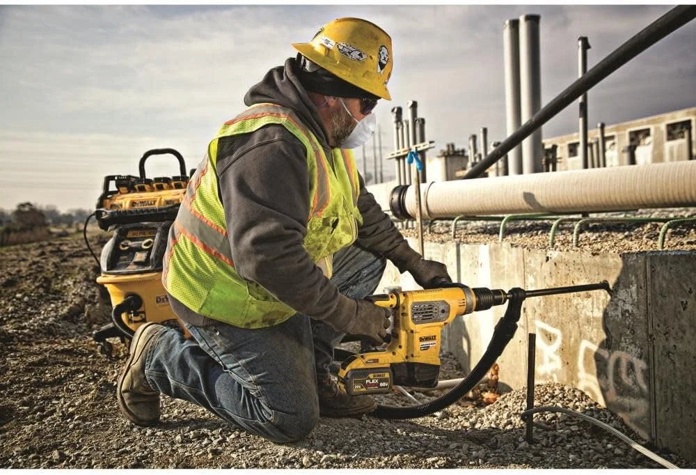 دریل چکشی چرخشی 60 ولت مکس DEWALT FLEXVOLT، SDS MAX، 1-9/16 اینچ، فقط ابزار (DCH481B) دریل چکشی چرخشی 60 ولت مکس DEWALT FLEXVOLT، SDS MAX، 1-9/16 اینچ، فقط ابزار (DCH481B)