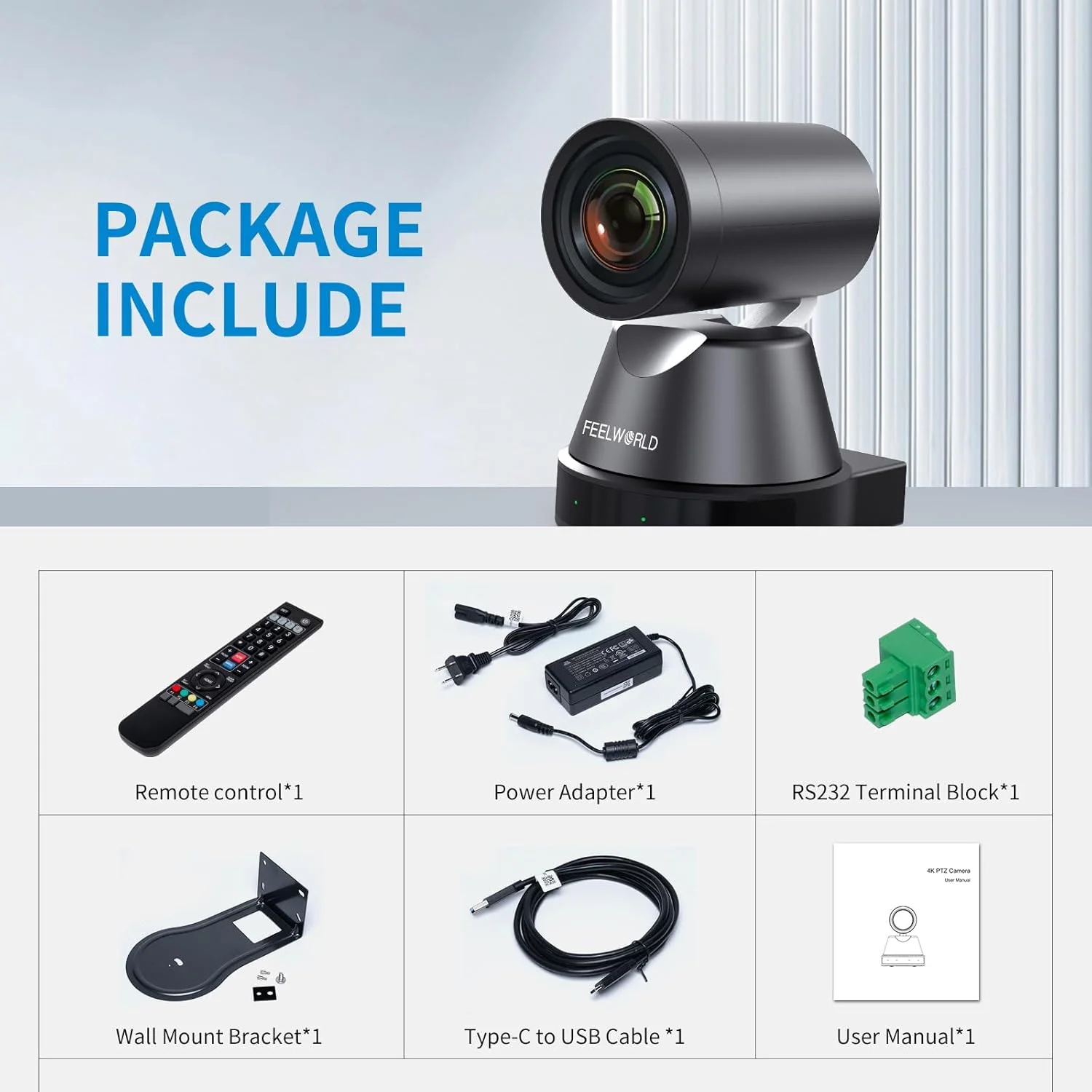 دوربین PTZ فورکی 12X FEELWORLD با زوم اپتیکال 12 برابر، ردیابی هوش مصنوعی، HDMI، USB، کنترل از راه دور IP، 4K@30fps و پشتیبانی از PoE برای پخش زنده کلیسا و نظارت کنفرانس دوربین PTZ فورکی 12X FEELWORLD با زوم اپتیکال 12 برابر، ردیابی هوش مصنوعی، HDMI، USB، کنترل از راه دور IP، 4K@30fps و پشتیبانی از PoE برای پخش زنده کلیسا و نظارت کنفرانس