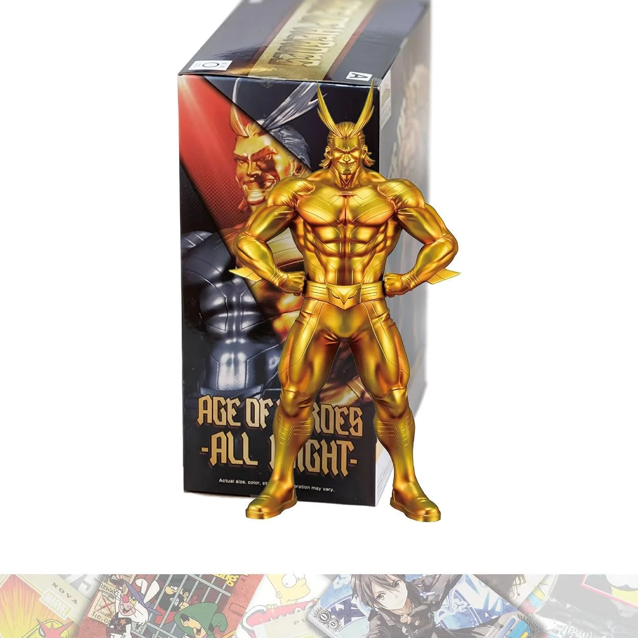 مجسمه قهرمانان بانپ୍ରستو All Might - ویژه [A]: فیگور 20 سانتی متری به همراه کارت بازرگانی تم سازگار A.C.G شماره 013 (18734)