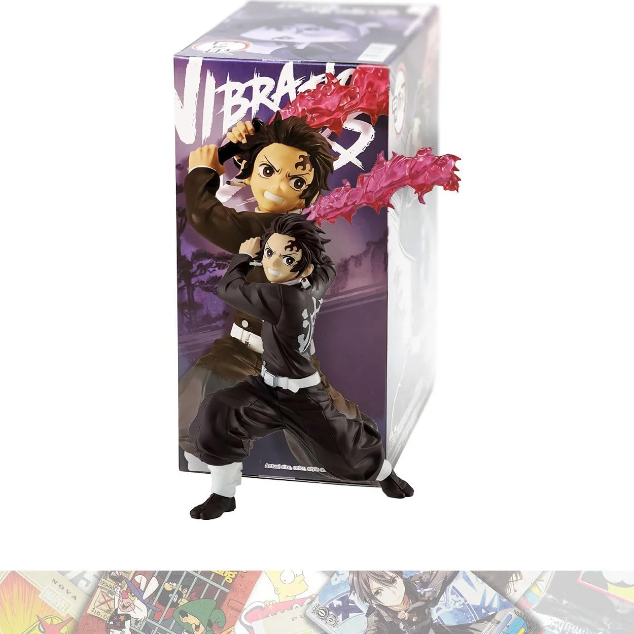 مجسمه تانجیرو کامادو سری Vibration Stars، 13 سانتی متر، همراه با یک کارت بازرگانی با تم سازگار A.C.G. (89092)