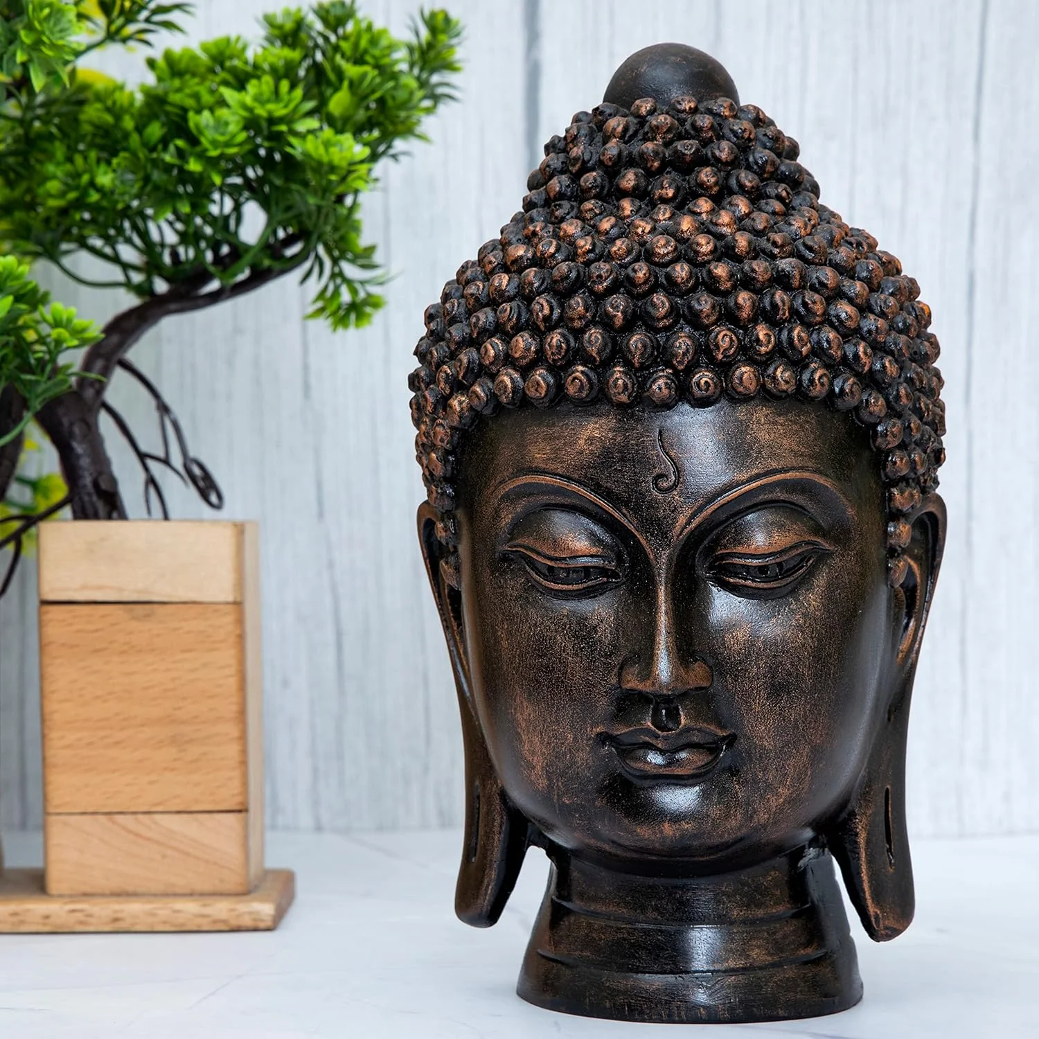مجسمه بودا از جنس پلی رزین، مناسب برای دکوراسیون منزل و اتاق نشیمن - A_COP-DB6 مجسمه بودا از جنس پلی رزین، مناسب برای دکوراسیون منزل و اتاق نشیمن - A_COP-DB6
