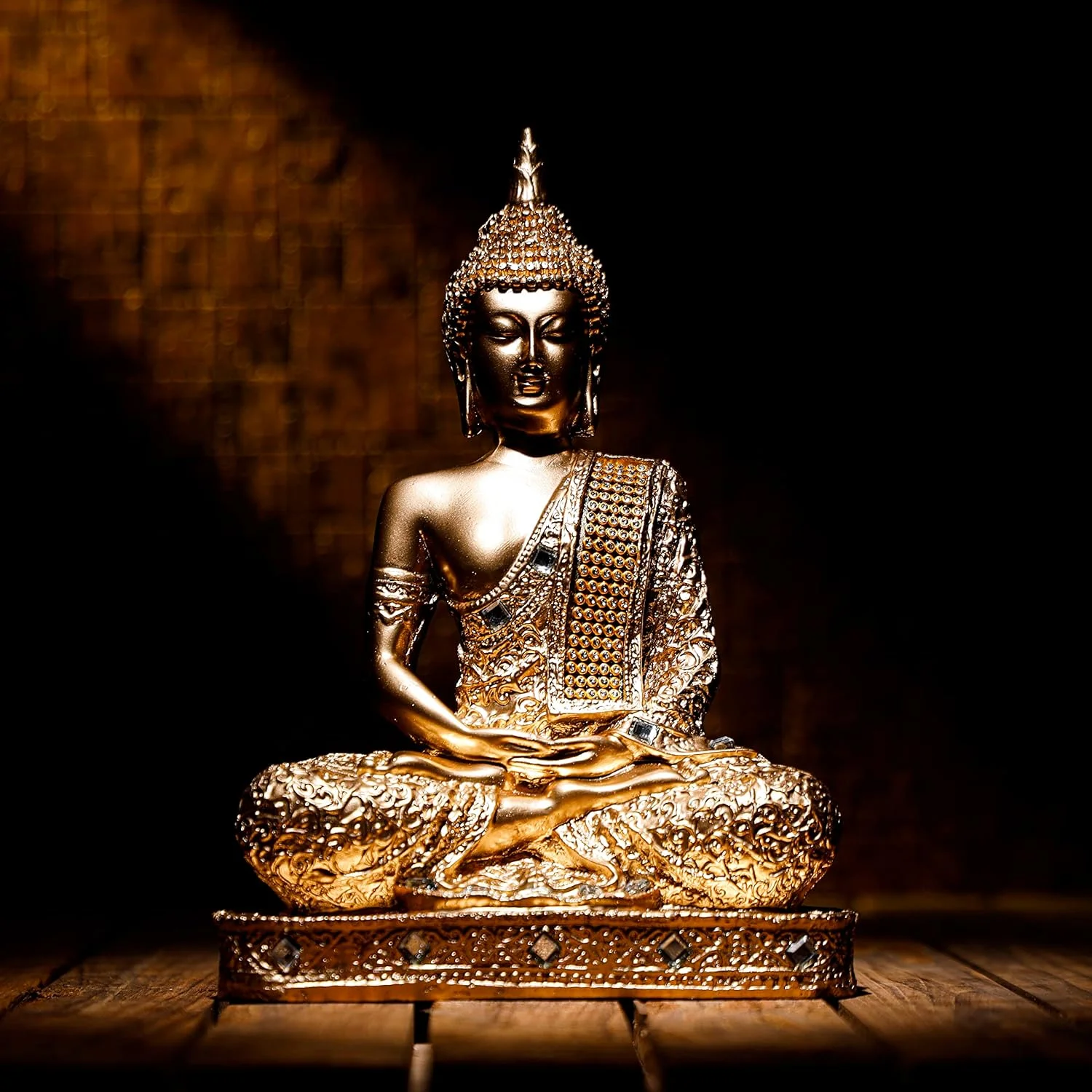 مجسمه بودای نشسته از جنس پلی رزین گلوبال گربرز، مناسب برای دکوراسیون منزل و هدیه - GOL1-BS2-(0) مجسمه بودای نشسته از جنس پلی رزین گلوبال گربرز، مناسب برای دکوراسیون منزل و هدیه - GOL1-BS2-(0)