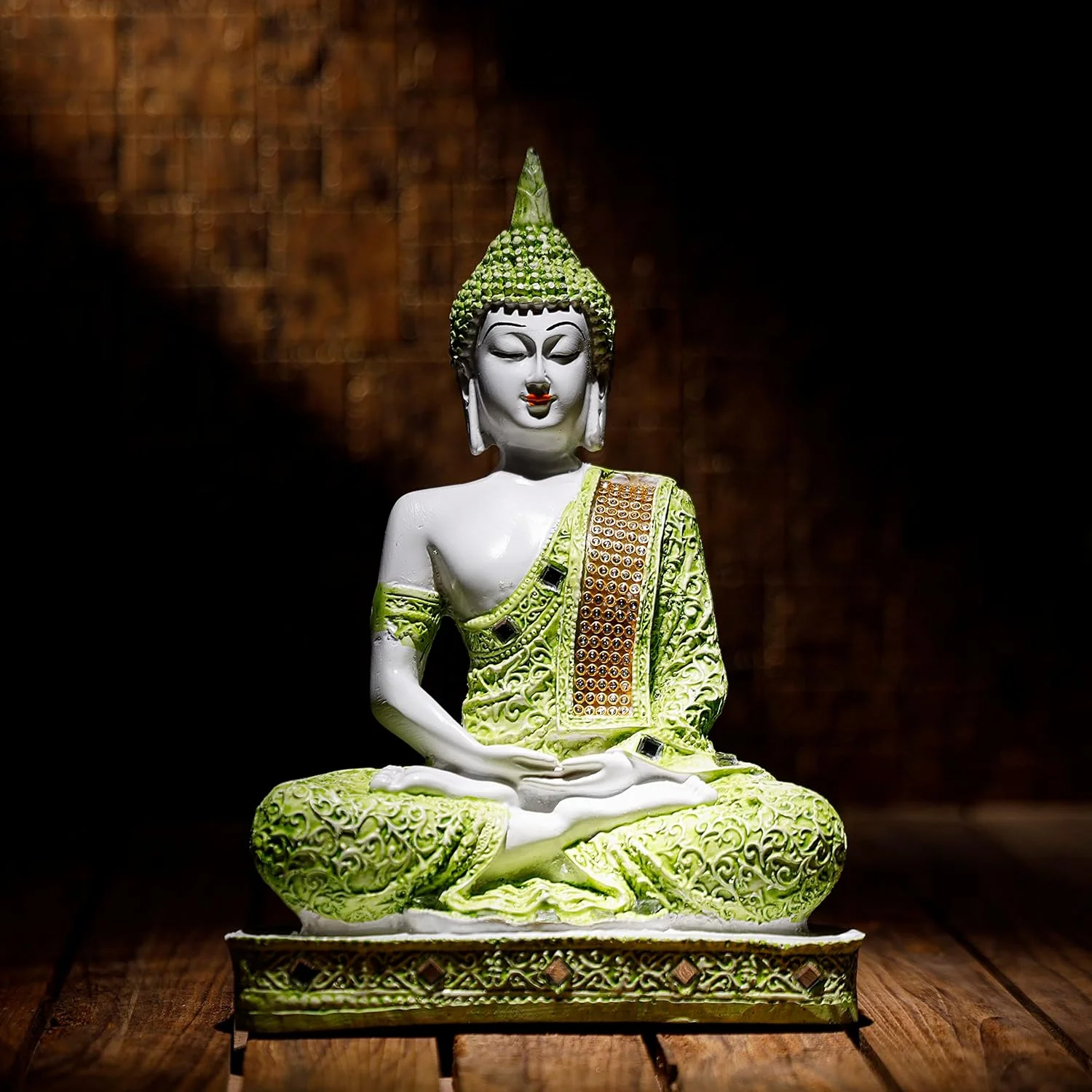مجسمه تزئینی بودا نشسته در حال مدیتیشن، 25 سانتی متری، مناسب دکوراسیون منزل و هدیه مجسمه تزئینی بودا نشسته در حال مدیتیشن، 25 سانتی متری، مناسب دکوراسیون منزل و هدیه