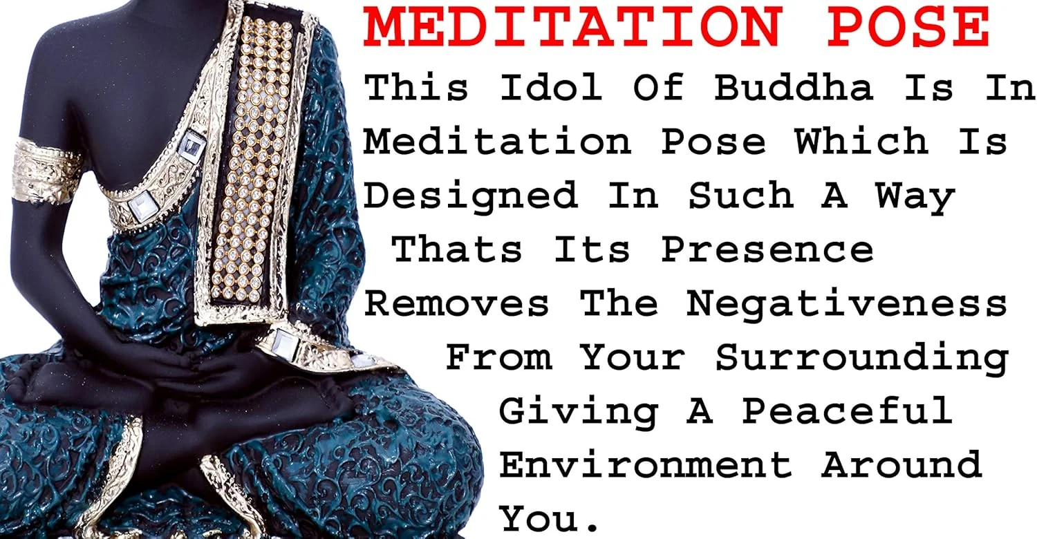 مجسمه تزئینی بودا نشسته از جنس پلی رزین، مناسب دکوراسیون منزل، هدیه - مشکی خاکستری مجسمه تزئینی بودا نشسته از جنس پلی رزین، مناسب دکوراسیون منزل، هدیه - مشکی خاکستری