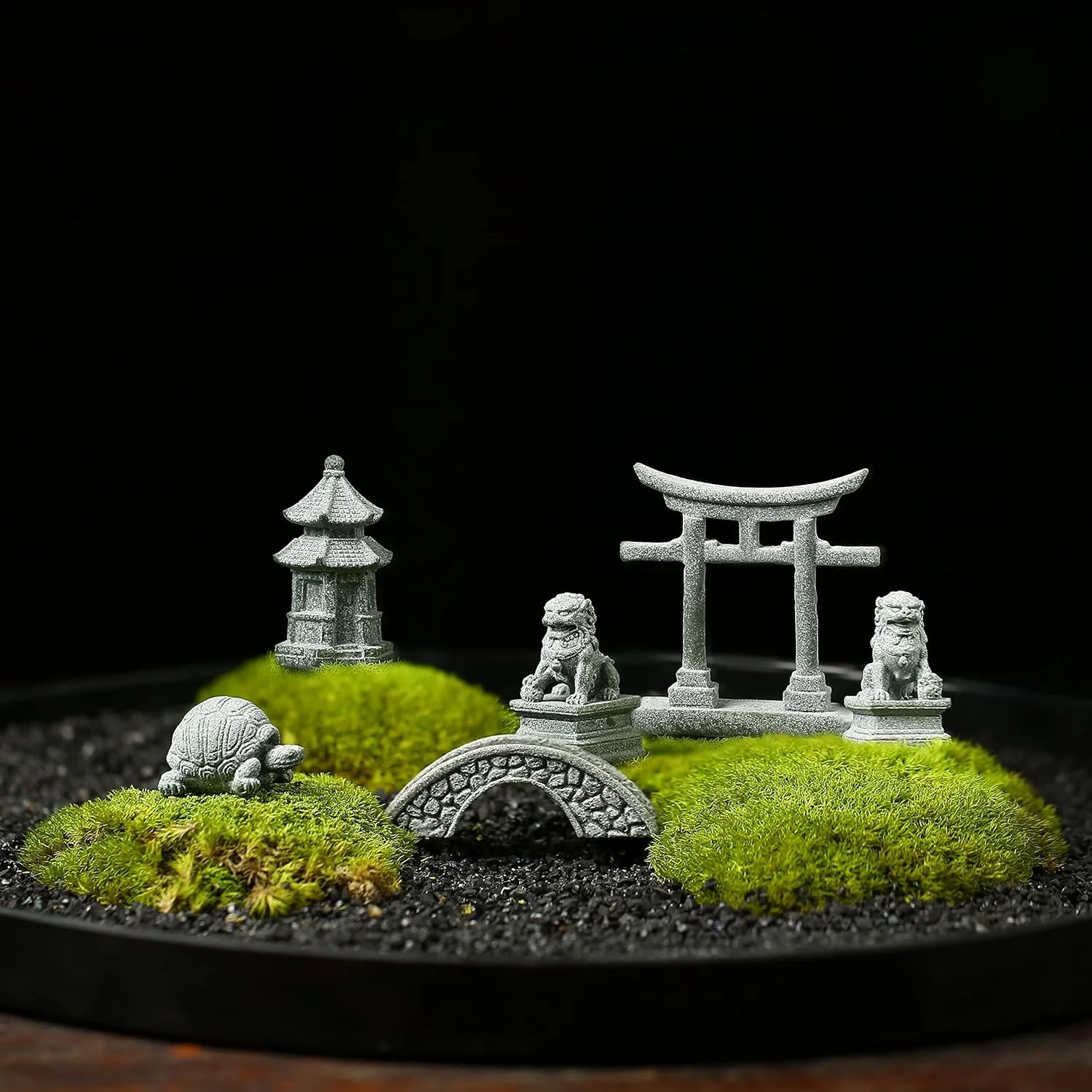 مجسمه های مینیاتوری KASTWAVE، 6 عدد لوازم جانبی باغ ذن مینی، پل باغ مینیاتوری، دروازه توری ماسه سنگی، دکور ذن مجسمه ها، دکوراسیون تراریوم آکواریوم ژاپنی بن سای مجسمه های مینیاتوری KASTWAVE، 6 عدد لوازم جانبی باغ ذن مینی، پل باغ مینیاتوری، دروازه توری ماسه سنگی، دکور ذن مجسمه ها، دکوراسیون تراریوم آکواریوم ژاپنی بن سای