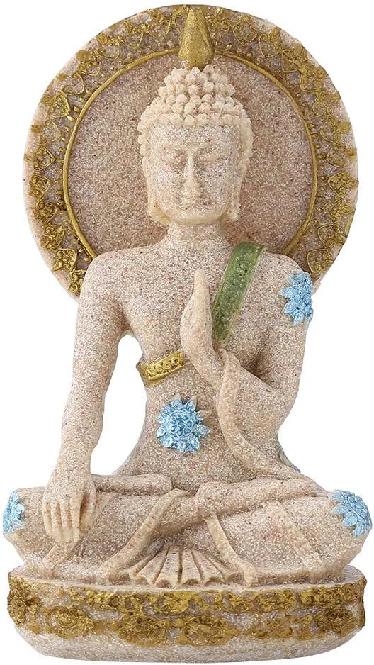 مجسمه بودیساتوا ماسه سنگی طبیعی وال فرانت، مجسمه بودای ماسه سنگی فنگ شویی، تزئین هدیه برای مدیتیشن و آرامش در هتل منزل مجسمه بودیساتوا ماسه سنگی طبیعی وال فرانت، مجسمه بودای ماسه سنگی فنگ شویی، تزئین هدیه برای مدیتیشن و آرامش در هتل منزل