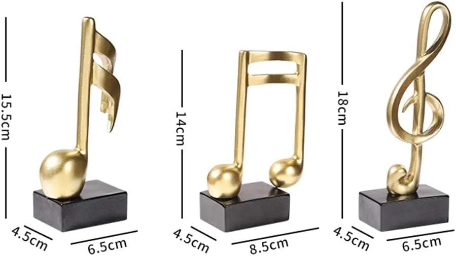 مجسمه نت موسیقی تزویق 3 عددی - تندیس مجسمه ای موسیقی برای هدایا و سوغاتی های پیانو خانگی - دکور طلایی رزینی با جعبه هدیه مجسمه نت موسیقی تزویق 3 عددی - تندیس مجسمه ای موسیقی برای هدایا و سوغاتی های پیانو خانگی - دکور طلایی رزینی با جعبه هدیه