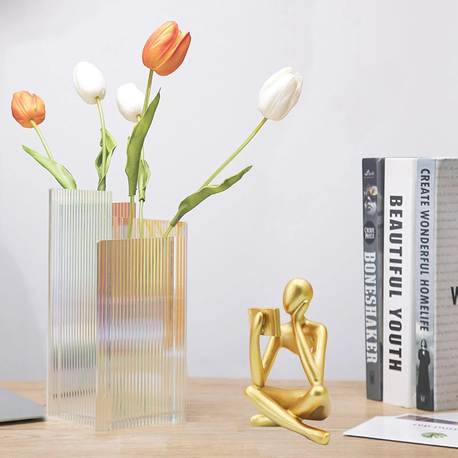 مجسمه طلایی مطالعه تزویق، تندیس های متفکر، زیورآلات هنری انتزاعی، دکوراسیون مدرن و زیبا، مناسب برای دکور قفسه، میز، اتاق نشیمن، اتاق خواب و دفتر کار مجسمه طلایی مطالعه تزویق، تندیس های متفکر، زیورآلات هنری انتزاعی، دکوراسیون مدرن و زیبا، مناسب برای دکور قفسه، میز، اتاق نشیمن، اتاق خواب و دفتر کار