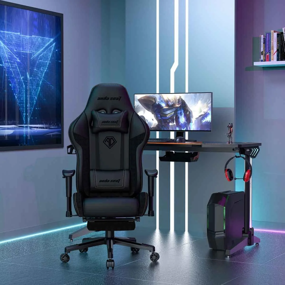 صندلی گیمینگ سری جنگل 2 Anda Seat - مشکی