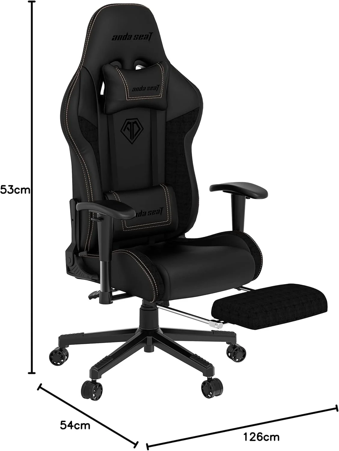 صندلی گیمینگ سری جنگل 2 Anda Seat - مشکی