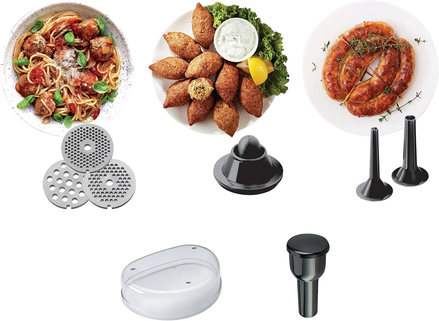 چرخ گوشت کنوود 1600 وات با بدنه فلزی قدرتمند، به همراه سری کبه ساز، سوسیس ساز، لوله تغذیه و سه صفحه استیل ضد زنگ برای خروجی ریز، متوسط و درشت مدل MG510 نقره ای چرخ گوشت کنوود 1600 وات با بدنه فلزی قدرتمند، به همراه سری کبه ساز، سوسیس ساز، لوله تغذیه و سه صفحه استیل ضد زنگ برای خروجی ریز، متوسط و درشت مدل MG510 نقره ای