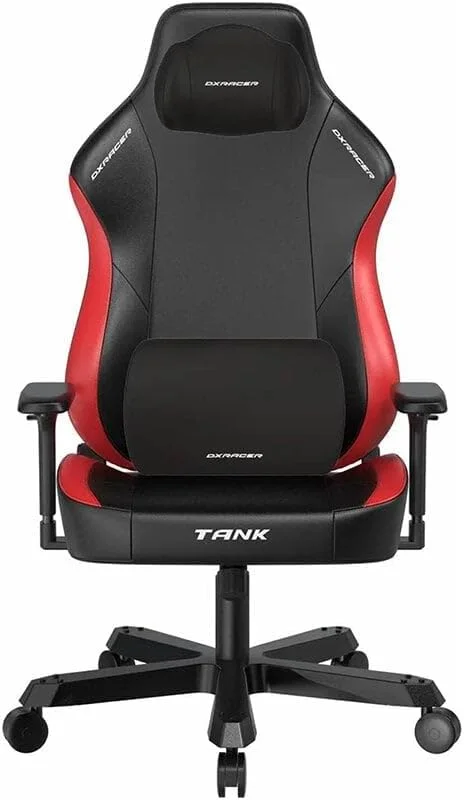 صندلی گیمینگ Dxracer، پایه صندلی فوق عریض 24.8 اینچی، پشتی سر و کمر مغناطیسی، صندلی گیمینگ سنگین برای گیمرهای قد بلند و بزرگ، طول عمر تقویت شده 15 برابر، GC/XXLTM23LTA/NR، تانک مشکی، قرمز صندلی گیمینگ Dxracer، پایه صندلی فوق عریض 24.8 اینچی، پشتی سر و کمر مغناطیسی، صندلی گیمینگ سنگین برای گیمرهای قد بلند و بزرگ، طول عمر تقویت شده 15 برابر، GC/XXLTM23LTA/NR، تانک مشکی، قرمز