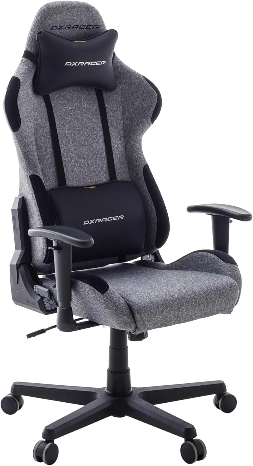 صندلی گیمینگ/اداری/میز تحریر Robas Lund DXRacer 4.2 FD01 L/GN با عملکرد گهواره ای، صندلی گیمینگ با قابلیت تنظیم ارتفاع، صندلی گردان، صندلی کامپیوتر، صندلی مدیریتی ارگونومیک، خاکستری/مشکی صندلی گیمینگ/اداری/میز تحریر Robas Lund DXRacer 4.2 FD01 L/GN با عملکرد گهواره ای، صندلی گیمینگ با قابلیت تنظیم ارتفاع، صندلی گردان، صندلی کامپیوتر، صندلی مدیریتی ارگونومیک، خاکستری/مشکی