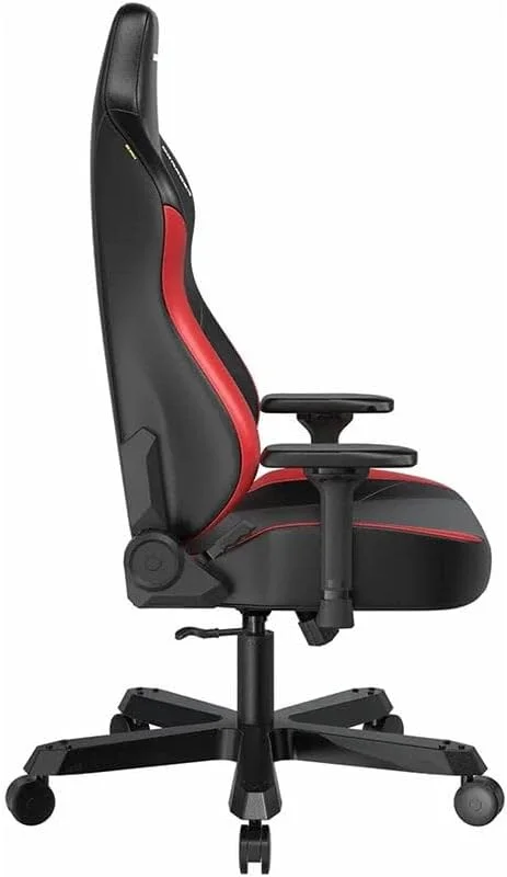 صندلی گیمینگ Dxracer، پایه صندلی فوق عریض 24.8 اینچی، پشتی سر و کمر مغناطیسی، صندلی گیمینگ سنگین برای گیمرهای قد بلند و بزرگ، طول عمر تقویت شده 15 برابر، GC/XXLTM23LTA/NR، تانک مشکی، قرمز