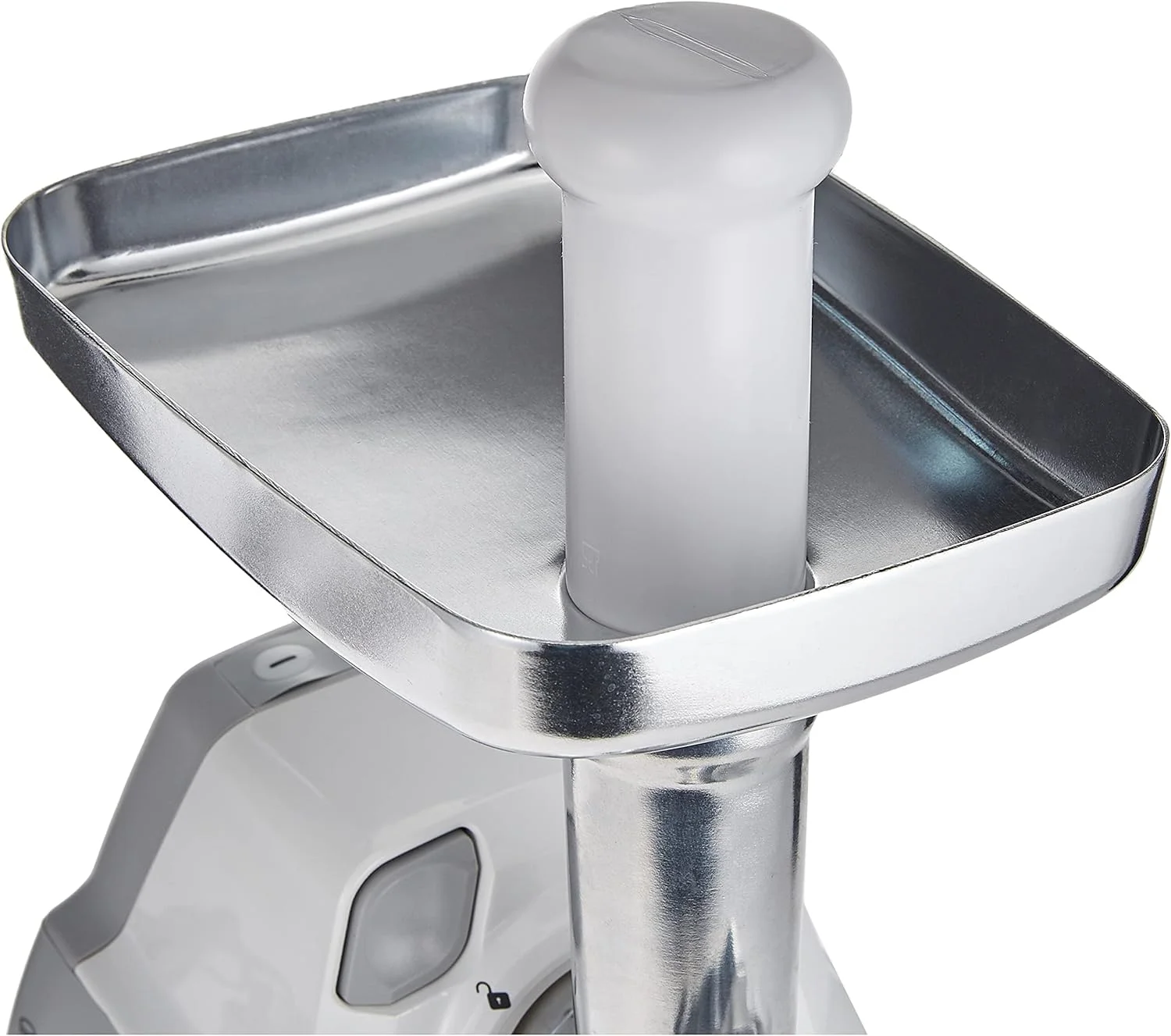 چرخ گوشت کنوود 2100 وات با لوازم جانبی کبه ساز، سوسیس ساز، بیسکویت ساز، لوله تغذیه و 3 صفحه فولادی ضد زنگ برای نتایج ریز، متوسط و درشت مدل MGP40.000WH سفید چرخ گوشت کنوود 2100 وات با لوازم جانبی کبه ساز، سوسیس ساز، بیسکویت ساز، لوله تغذیه و 3 صفحه فولادی ضد زنگ برای نتایج ریز، متوسط و درشت مدل MGP40.000WH سفید