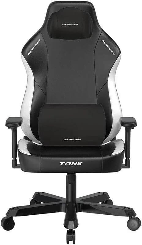 صندلی گیمینگ Dxracer، پایه صندلی فوق العاده پهن 24.8 اینچی، پشتی سر و کمر مغناطیسی، صندلی گیمینگ سنگین برای گیمرهای بزرگ و قد بلند، طول عمر 15 برابر تقویت شده، GC/XXLTM23LTA/NW، مشکی تانک، سفید صندلی گیمینگ Dxracer، پایه صندلی فوق العاده پهن 24.8 اینچی، پشتی سر و کمر مغناطیسی، صندلی گیمینگ سنگین برای گیمرهای بزرگ و قد بلند، طول عمر 15 برابر تقویت شده، GC/XXLTM23LTA/NW، مشکی تانک، سفید