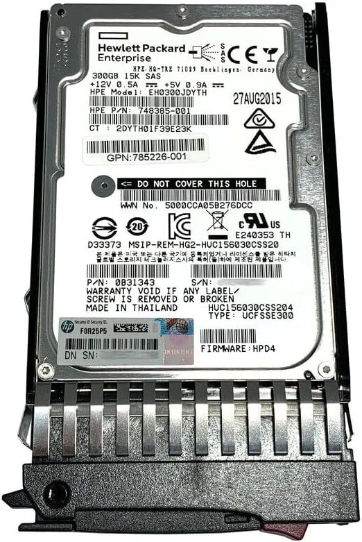 درایو اچ پی 785407-001 هارد دیسک 300 گیگابایت 12G 10K 2.5 SAS ENT درایو اچ پی 785407-001 هارد دیسک 300 گیگابایت 12G 10K 2.5 SAS ENT