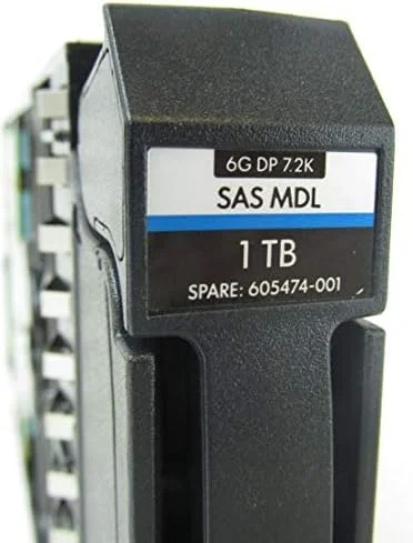 هارد درایو ۱ ترابایتی اچ پی، 6G، 3.5 اینچی، 7200 دور در دقیقه، SAS، پورت دوگانه (605474-00,606228-001)