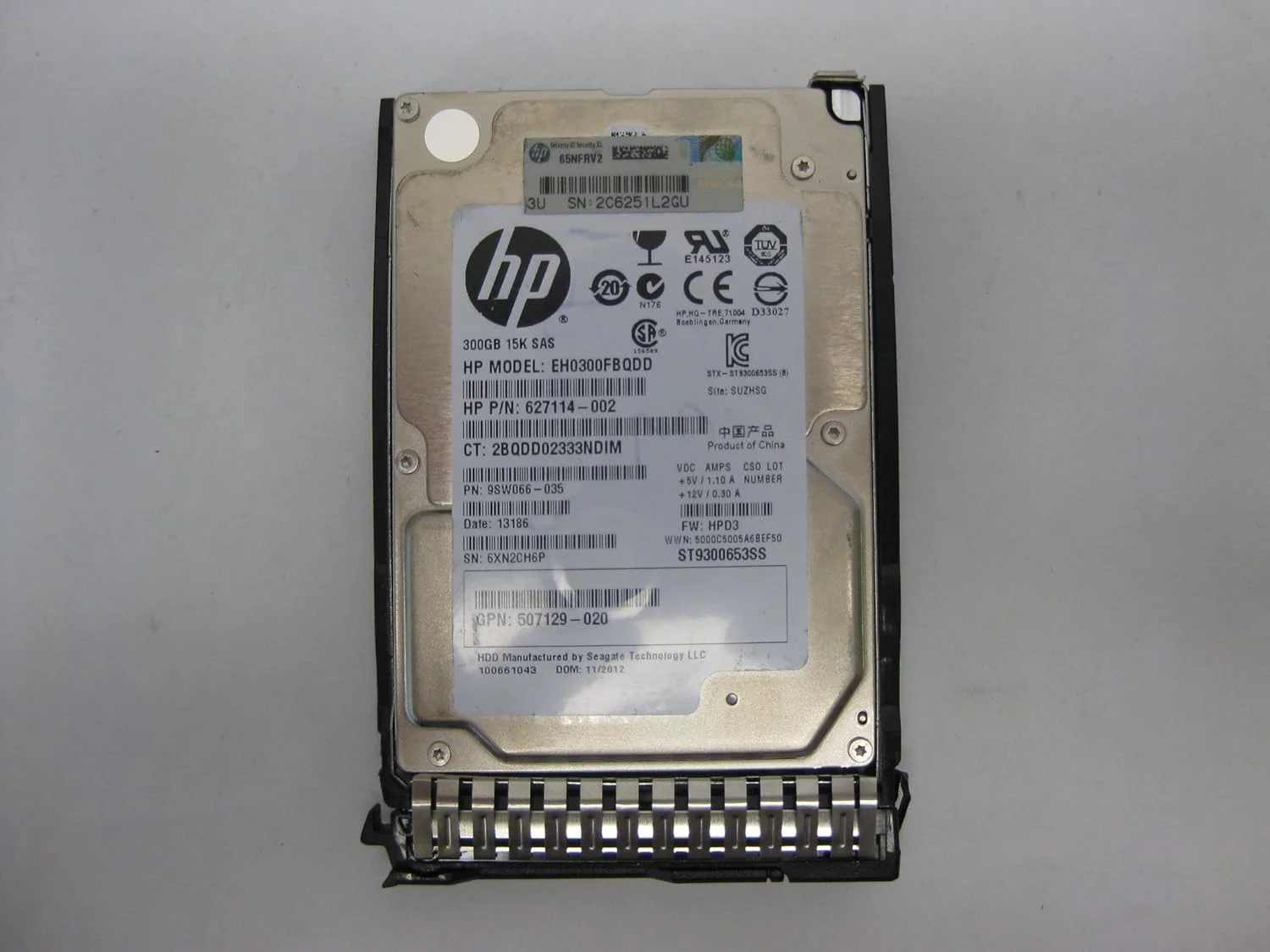 HP 759546-001 G8 G9 300 گیگابایت 12G 15K 2.5 SAS SC HP 759546-001 G8 G9 300 گیگابایت 12G 15K 2.5 SAS SC