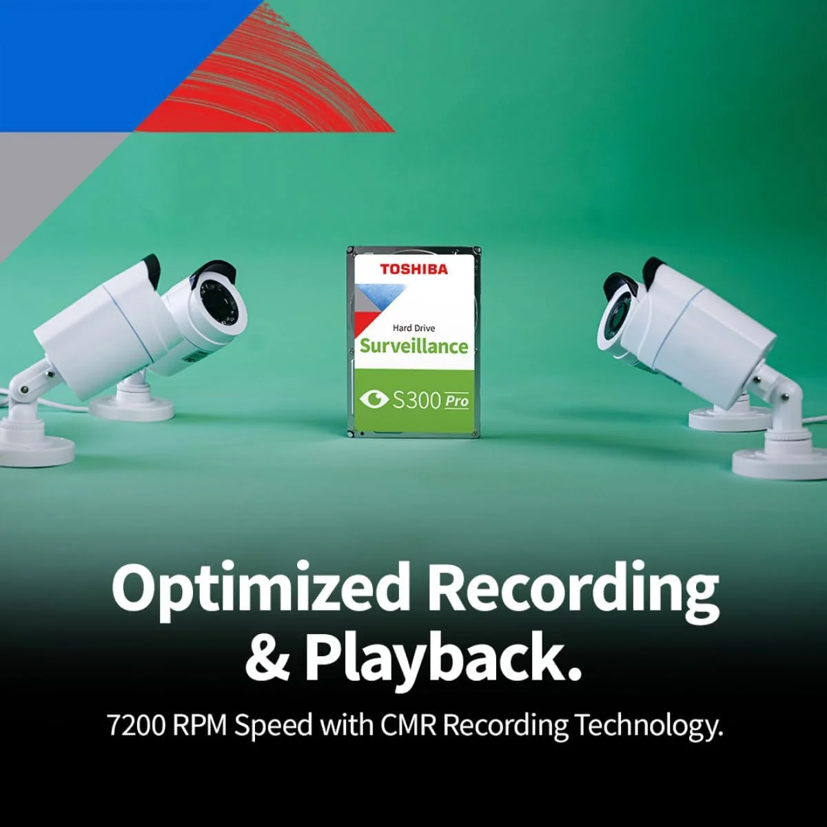 هارد دیسک داخلی 8 ترابایتی 3.5 اینچی Toshiba S300 PRO برای نظارت تصویری – CMR SATA 6 Gb/s 7200 RPM با 512 مگابایت حافظه کش - HDWTA80UZSVAR هارد دیسک داخلی 8 ترابایتی 3.5 اینچی Toshiba S300 PRO برای نظارت تصویری – CMR SATA 6 Gb/s 7200 RPM با 512 مگابایت حافظه کش - HDWTA80UZSVAR