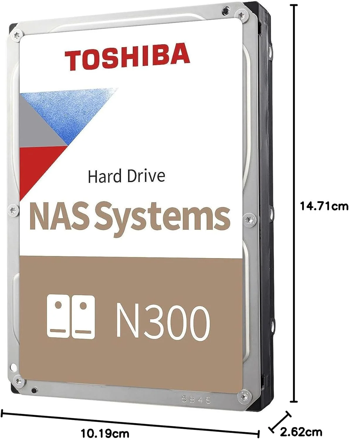 هارد دیسک داخلی 6 ترابایتی توشیبا مدل N300 HDWG460EZSTA مناسب NAS – سایز 3.5 اینچ، SATA 6Gb/s، سرعت 7200 دور در دقیقه، 256 مگابایت حافظه کش، CMR – طراحی شده برای عملکرد 24/7 در سیستم های NAS چند خلیجی