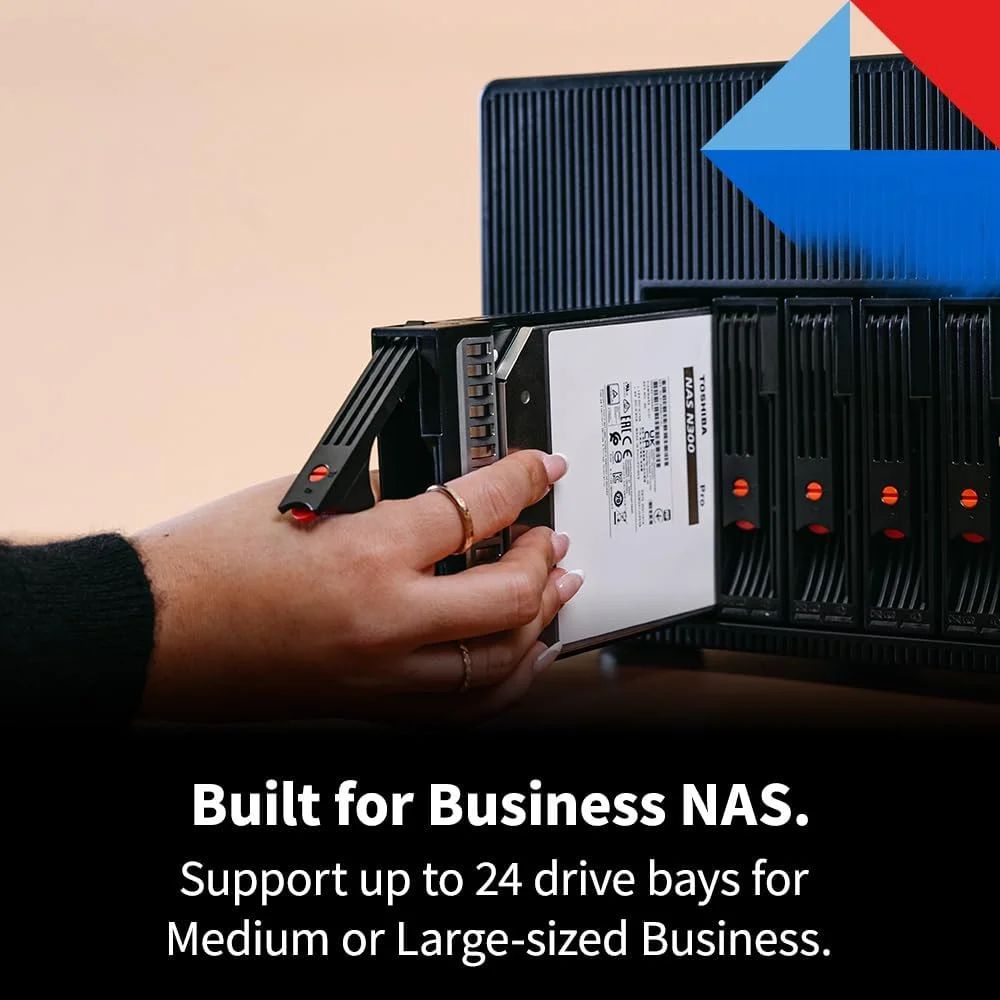 هارد دیسک داخلی 14 ترابایتی Toshiba N300 PRO مناسب برای NAS های تجاری بزرگ (تا 24 جایگاه) سایز 3.5 اینچ - سرعت چرخش 7200 دور در دقیقه، حافظه کش 512 مگابایت، نرخ کارکرد تا 300 ترابایت در سال CMR SATA 6 گیگابیت بر ثانیه - مدل HDWG51EXZSTB هارد دیسک داخلی 14 ترابایتی Toshiba N300 PRO مناسب برای NAS های تجاری بزرگ (تا 24 جایگاه) سایز 3.5 اینچ - سرعت چرخش 7200 دور در دقیقه، حافظه کش 512 مگابایت، نرخ کارکرد تا 300 ترابایت در سال CMR SATA 6 گیگابیت بر ثانیه - مدل HDWG51EXZSTB