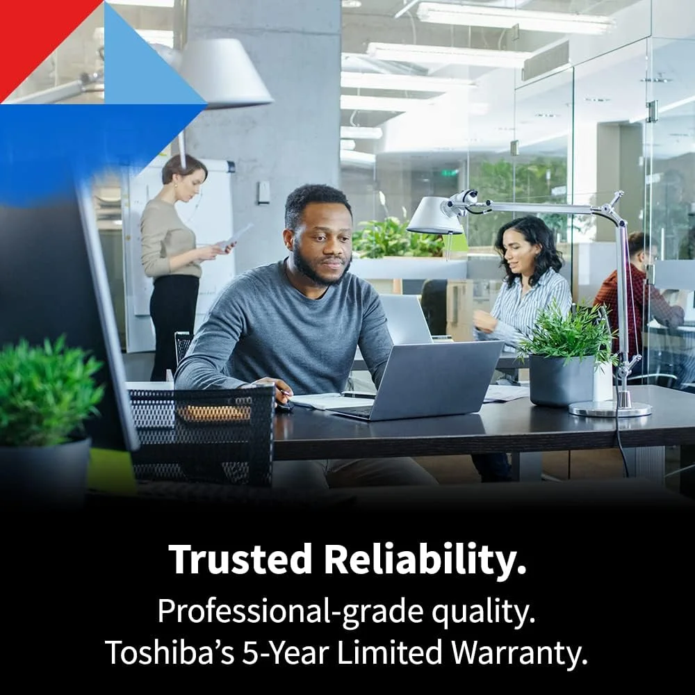 هارد دیسک داخلی 14 ترابایتی Toshiba N300 PRO مناسب برای NAS های تجاری بزرگ (تا 24 جایگاه) سایز 3.5 اینچ - سرعت چرخش 7200 دور در دقیقه، حافظه کش 512 مگابایت، نرخ کارکرد تا 300 ترابایت در سال CMR SATA 6 گیگابیت بر ثانیه - مدل HDWG51EXZSTB هارد دیسک داخلی 14 ترابایتی Toshiba N300 PRO مناسب برای NAS های تجاری بزرگ (تا 24 جایگاه) سایز 3.5 اینچ - سرعت چرخش 7200 دور در دقیقه، حافظه کش 512 مگابایت، نرخ کارکرد تا 300 ترابایت در سال CMR SATA 6 گیگابیت بر ثانیه - مدل HDWG51EXZSTB