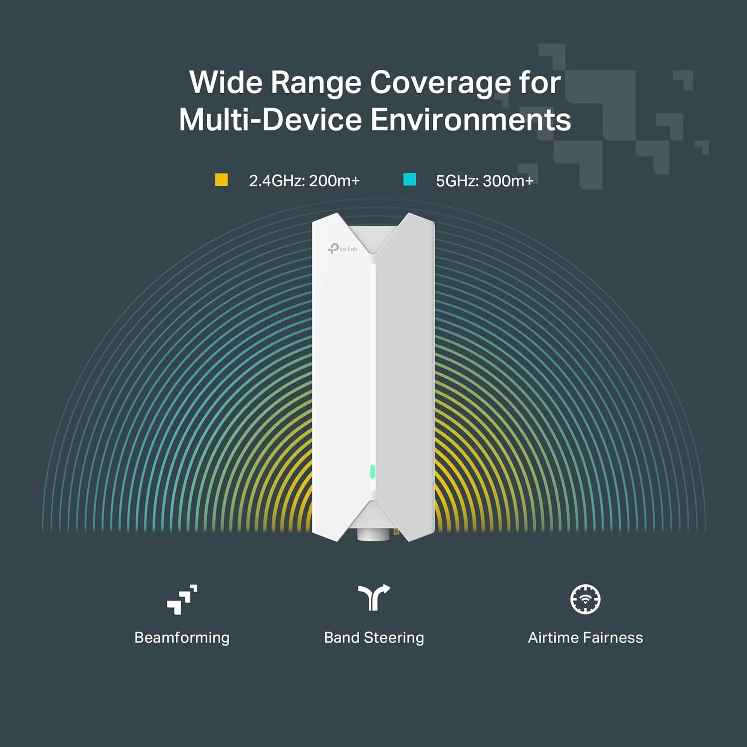 اکسس پوینت بی سیم فضای باز TP-Link Festa | دو بانده AX1800 | مدیریت ابری رایگان Festa | IP65 + محافظت در برابر صاعقه 6 کیلو ولت | تغذیه از طریق PoE، انژکتور PoE شامل | شبکه خود سازماندهی (F61-Outdoor) اکسس پوینت بی سیم فضای باز TP-Link Festa | دو بانده AX1800 | مدیریت ابری رایگان Festa | IP65 + محافظت در برابر صاعقه 6 کیلو ولت | تغذیه از طریق PoE، انژکتور PoE شامل | شبکه خود سازماندهی (F61-Outdoor)