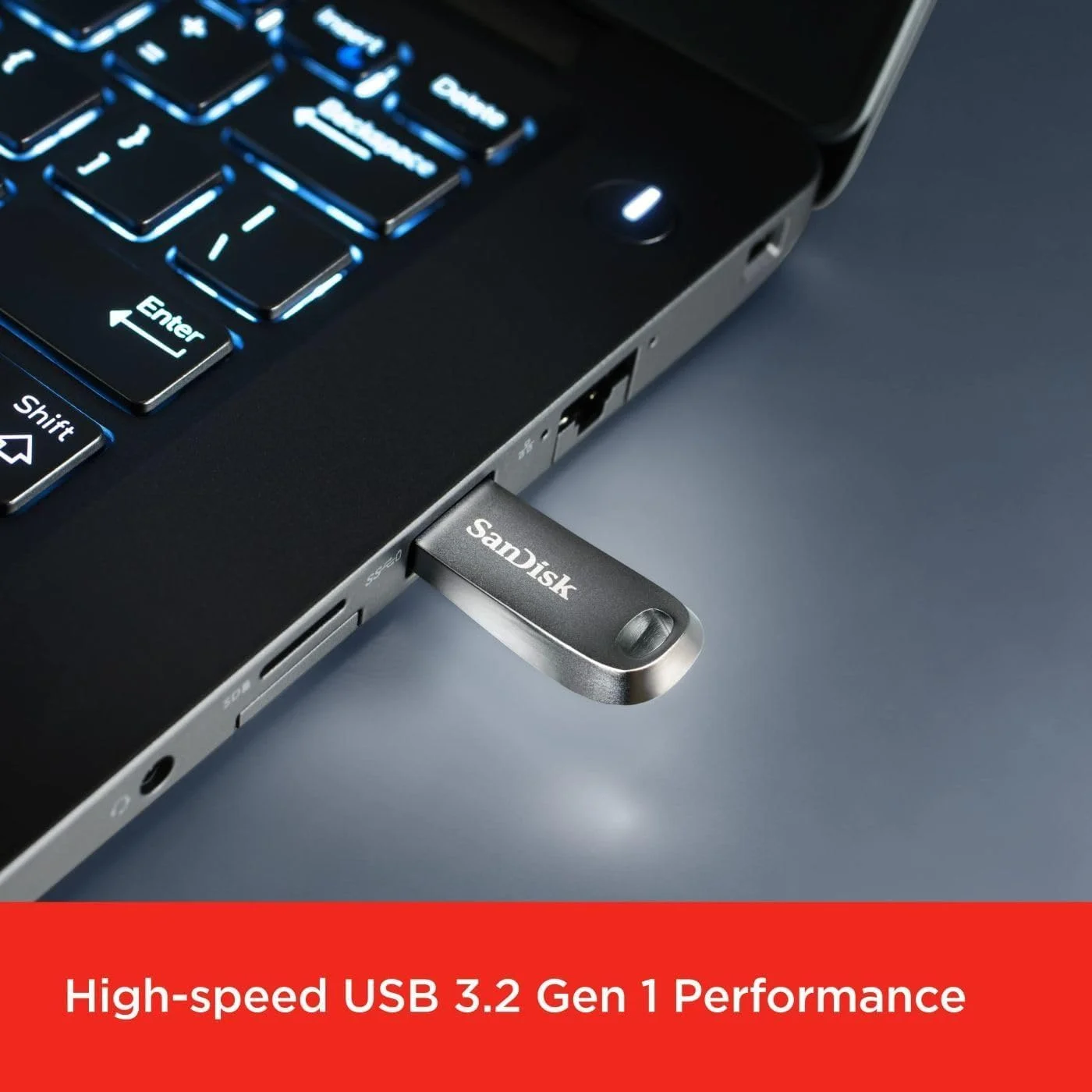 فلش مموری 512 گیگابایتی SanDisk Ultra Luxe USB 3.2 Gen 1 مدل SDCZ74-512G-GAM46