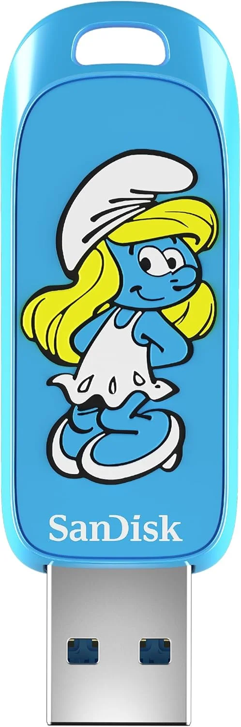 فلش مموری 256 گیگابایتی طرح اسمورف ها، مدل اسمورفت - سرعت تا 130 مگابایت بر ثانیه، USB Type-A، مناسب کنسول های بازی و کامپیوتر - SDCZIS-256G-G46 فلش مموری 256 گیگابایتی طرح اسمورف ها، مدل اسمورفت - سرعت تا 130 مگابایت بر ثانیه، USB Type-A، مناسب کنسول های بازی و کامپیوتر - SDCZIS-256G-G46