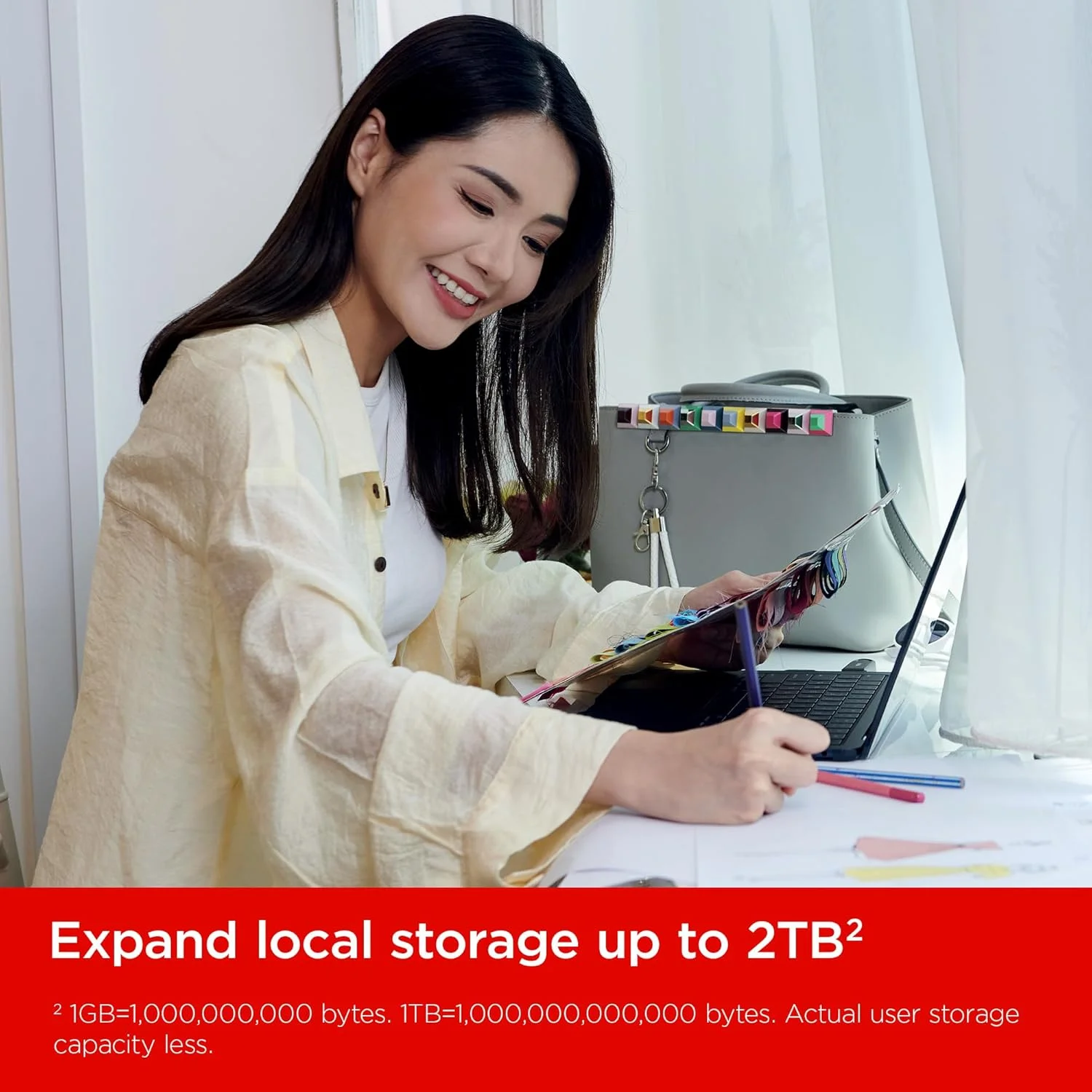 فلش درایو 1 ترابایتی SanDisk Extreme PRO با USB-C - سرعت خواندن تا 1000 مگابایت بر ثانیه و سرعت نوشتن 900 مگابایت بر ثانیه - برای لپ تاپ، کامپیوتر و تبلت - USB Type-C با عملکرد بالا، مشکی - SDCZ890-1T00-G46