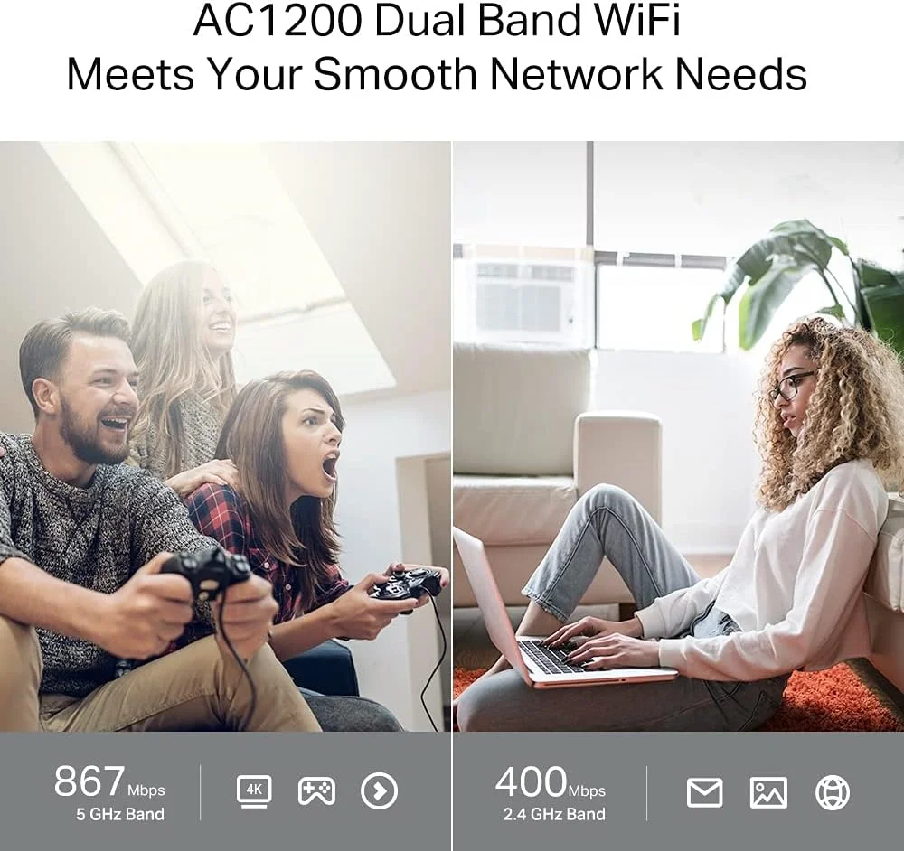 روتر وای فای دو بانده TP-Link Archer C64 AC1200 روتر وای فای دو بانده TP-Link Archer C64 AC1200