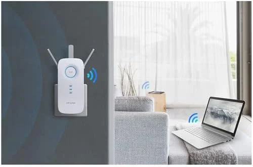 تقویت کننده وای فای TP-Link AC1750 (RE450)، انتخاب سردبیر PCMag، تا 1750 مگابیت در ثانیه، تکرار کننده وای فای دو بانده، تقویت کننده اینترنت، افزایش دامنه وای فای تقویت کننده وای فای TP-Link AC1750 (RE450)، انتخاب سردبیر PCMag، تا 1750 مگابیت در ثانیه، تکرار کننده وای فای دو بانده، تقویت کننده اینترنت، افزایش دامنه وای فای