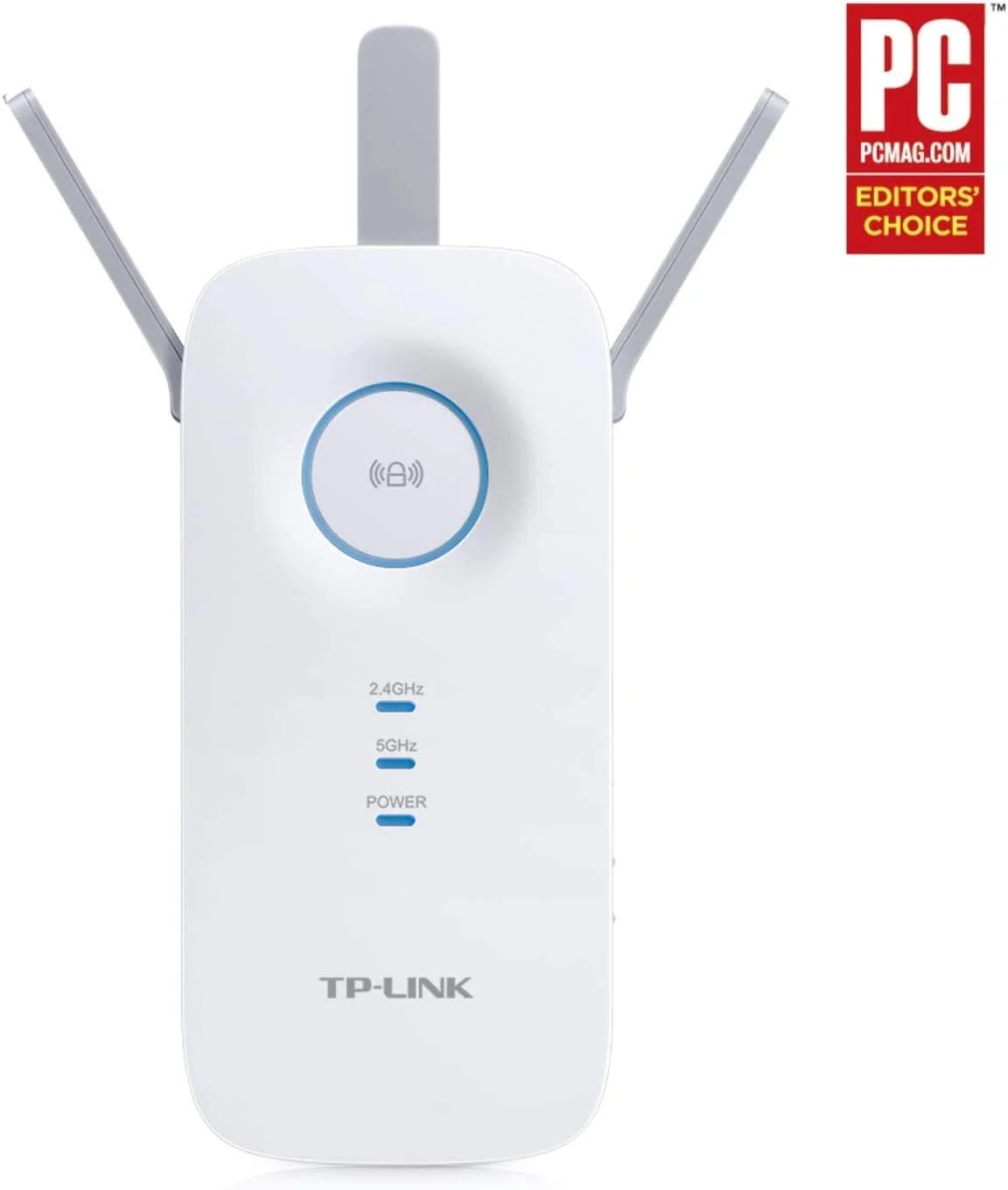 تقویت کننده وای فای TP-Link AC1750 (RE450)، انتخاب سردبیر PCMag، تا 1750 مگابیت در ثانیه، تکرار کننده وای فای دو بانده، تقویت کننده اینترنت، افزایش دامنه وای فای تقویت کننده وای فای TP-Link AC1750 (RE450)، انتخاب سردبیر PCMag، تا 1750 مگابیت در ثانیه، تکرار کننده وای فای دو بانده، تقویت کننده اینترنت، افزایش دامنه وای فای