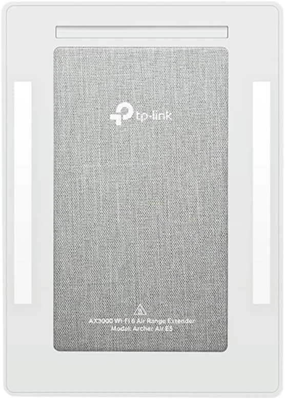 تقویت کننده محدوده وای فای 6 دو بانده TP-Link Archer Air E5-AX3000 | رومینگ هوشمند | آنتن های هوشمند | گزینه های نصب دیواری متعدد | پهنای کانال گسترده تر 160 مگاهرتز | سازگار با EasyMesh | MU-MIMO تقویت کننده محدوده وای فای 6 دو بانده TP-Link Archer Air E5-AX3000 | رومینگ هوشمند | آنتن های هوشمند | گزینه های نصب دیواری متعدد | پهنای کانال گسترده تر 160 مگاهرتز | سازگار با EasyMesh | MU-MIMO
