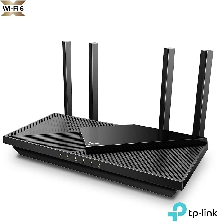 روتر بیسیم گیگابیتی دو بانده TP-Link با پشتیبانی از Wi-Fi 6 AX3000 Mbps، پشتیبانی از OneMesh™، دارای 1 پورت USB 3.0، مناسب برای بازی Xbox/PS4/Steam و 8K، سازگار با Alexa (Archer AX55) روتر بیسیم گیگابیتی دو بانده TP-Link با پشتیبانی از Wi-Fi 6 AX3000 Mbps، پشتیبانی از OneMesh™، دارای 1 پورت USB 3.0، مناسب برای بازی Xbox/PS4/Steam و 8K، سازگار با Alexa (Archer AX55)