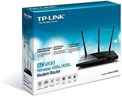 مودم روتر بی سیم VDSL/ADSL تی پی-لینک AC1200 مدل ARCHER VR400 مودم روتر بی سیم VDSL/ADSL تی پی-لینک AC1200 مدل ARCHER VR400