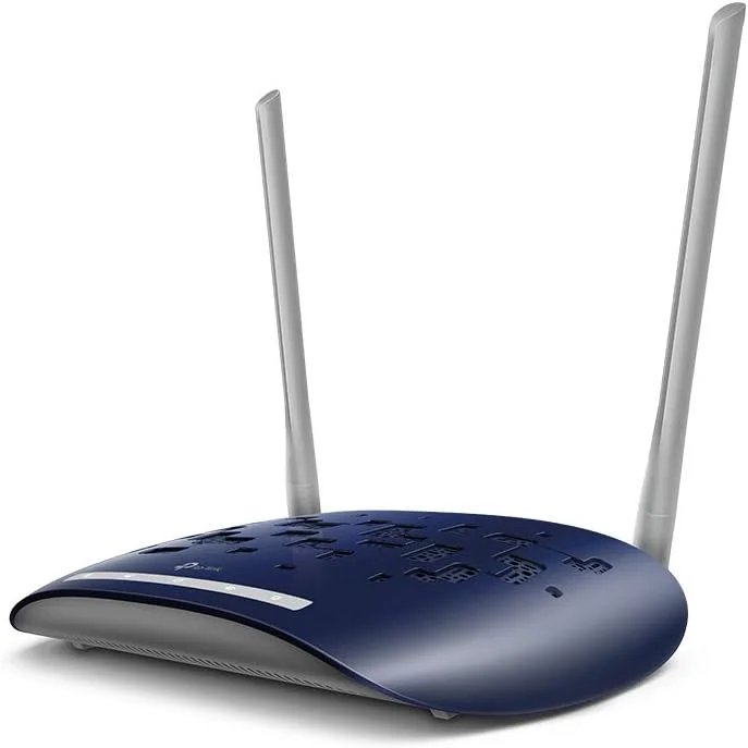مودم روتر بی‌سیم VDSL/ADSL تی‌پی‌لینک مدل TD-W9960 با سرعت 300 مگابیت بر ثانیه، پشتیبانی از حالت مودم تنها، دوشاخه UK