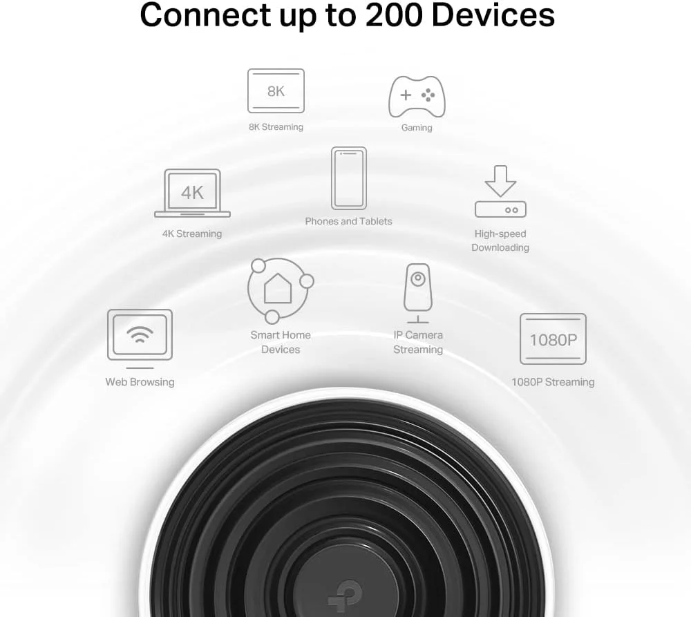 سیستم وای فای مش خانگی TP-Link Deco XE75 AXE5400، سه بانده، پورت های گیگابیتی، مش مبتنی بر هوش مصنوعی، پوشش تا 670 متر مربع، اتصال تا 200 دستگاه، پردازنده 1.7 گیگاهرتزی چهار هسته ای، HomeShield، بسته 3 عددی سیستم وای فای مش خانگی TP-Link Deco XE75 AXE5400، سه بانده، پورت های گیگابیتی، مش مبتنی بر هوش مصنوعی، پوشش تا 670 متر مربع، اتصال تا 200 دستگاه، پردازنده 1.7 گیگاهرتزی چهار هسته ای، HomeShield، بسته 3 عددی