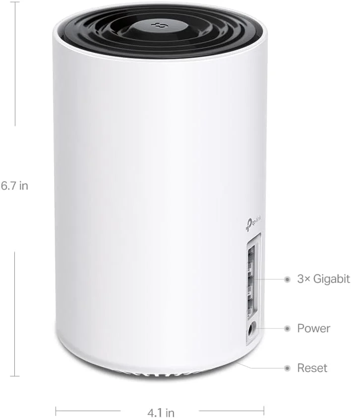 سیستم وای-فای مش خانگی TP-Link Deco XE75 AXE5400، وای-فای سه بانده، پورت های گیگابیتی، مش مبتنی بر هوش مصنوعی، پوشش تا 510 متر مربع، اتصال تا 200 دستگاه، پردازنده 4 هسته ای 1.7 گیگاهرتزی، HomeShield، بسته 2 عددی سیستم وای-فای مش خانگی TP-Link Deco XE75 AXE5400، وای-فای سه بانده، پورت های گیگابیتی، مش مبتنی بر هوش مصنوعی، پوشش تا 510 متر مربع، اتصال تا 200 دستگاه، پردازنده 4 هسته ای 1.7 گیگاهرتزی، HomeShield، بسته 2 عددی