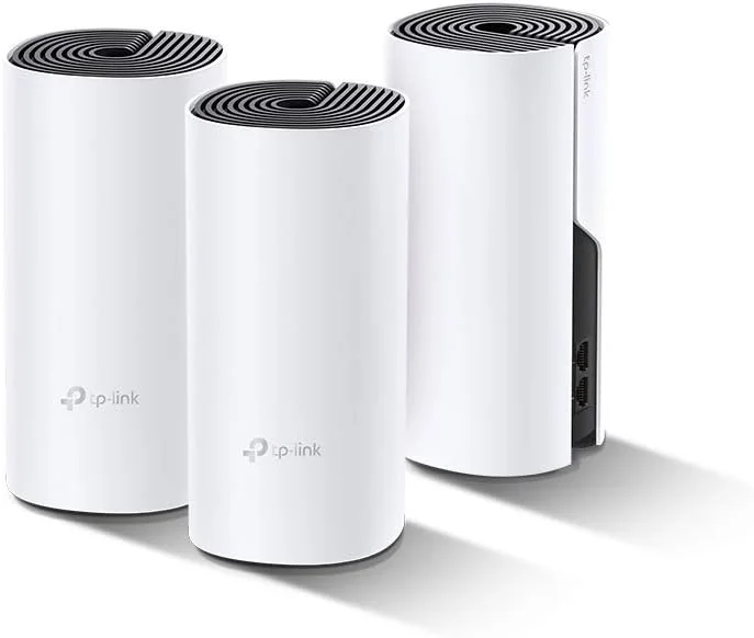 سیستم وای فای مش ترکیبی پاورلاین TP-Link Deco (Deco P9) - پوشش تا 550 متر مربع برای کل خانه، جایگزین روتر/تقویت کننده وای فای، سیگنال از طریق دیوارها، رومینگ یکپارچه، کنترل والدین، بسته 3 عددی