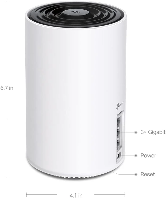 روتر بیسیم مش وایفای 6 گیگابیتی TP-Link Deco XE75 (تک عددی) 5400Mbps | Beamforming | MU-MIMO OFDMA | 6 جریان | پردازنده 4 هستهای 1.7 گیگاهرتز، سفید روتر بیسیم مش وایفای 6 گیگابیتی TP-Link Deco XE75 (تک عددی) 5400Mbps | Beamforming | MU-MIMO OFDMA | 6 جریان | پردازنده 4 هستهای 1.7 گیگاهرتز، سفید