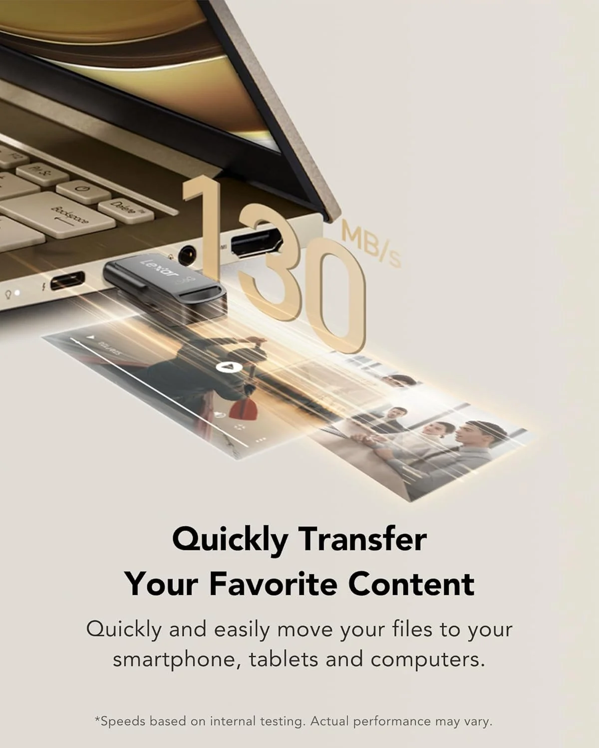 فلش درایو دوگانه لکسار 256 گیگابایت D400 با پورت USB 3.1 Type-C و Type-A - سرعت 130 مگابایت بر ثانیه فلش درایو دوگانه لکسار 256 گیگابایت D400 با پورت USB 3.1 Type-C و Type-A - سرعت 130 مگابایت بر ثانیه