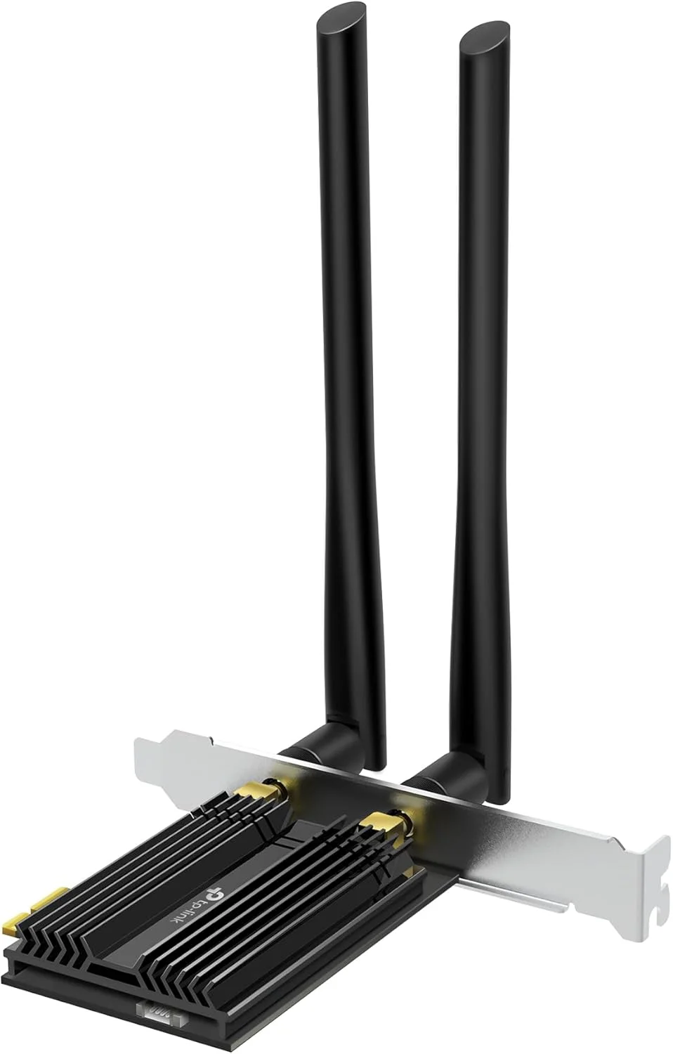 کارت شبکه وای فای 6 AX3000 PCIe تی پی-لینک برای کامپیوتر با هیت سینک (Archer TX50E)، بلوتوث 5.0، آداپتور بی سیم دو بانده 802.11AX با MU-MIMO، تاخیر فوق العاده کم، پشتیبانی از ویندوز 11 و 10 (فقط 64 بیتی)