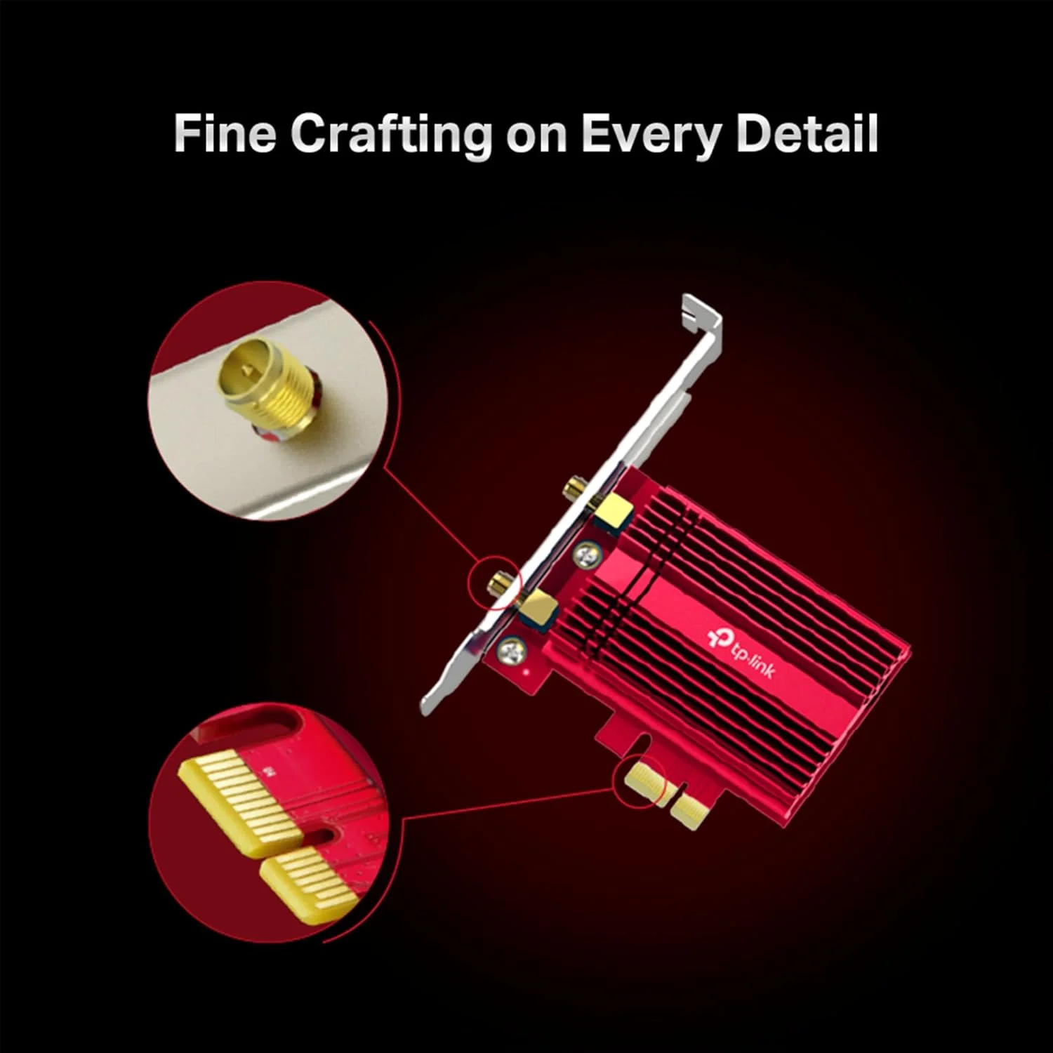 کارت شبکه وای فای 6 AX3000 PCIe تی پی-لینک (Archer TX3000E)، تا 2400 مگابیت بر ثانیه، بلوتوث 5.2، آداپتور بی سیم دو بانده 802.11AX با MU-MIMO، OFDMA، تاخیر بسیار کم، پشتیبانی از ویندوز 11 و 10 (فقط 64 بیتی)