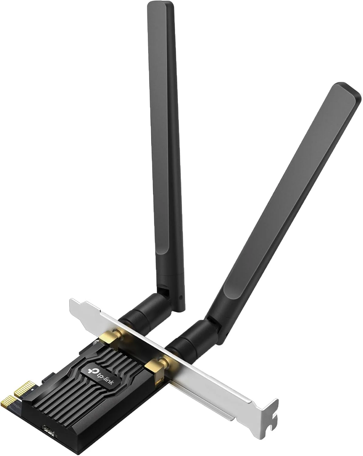 کارت شبکه وای فای TP-Link AC1200 PCIe برای کامپیوتر (Archer T5E) - بلوتوث 4.2، کارت شبکه بی سیم دو بانده (2.4 گیگاهرتز و 5 گیگاهرتز) برای بازی، استریم، پشتیبانی از ویندوز 11/10، 8.1، 8، 7 (32/64 بیتی)