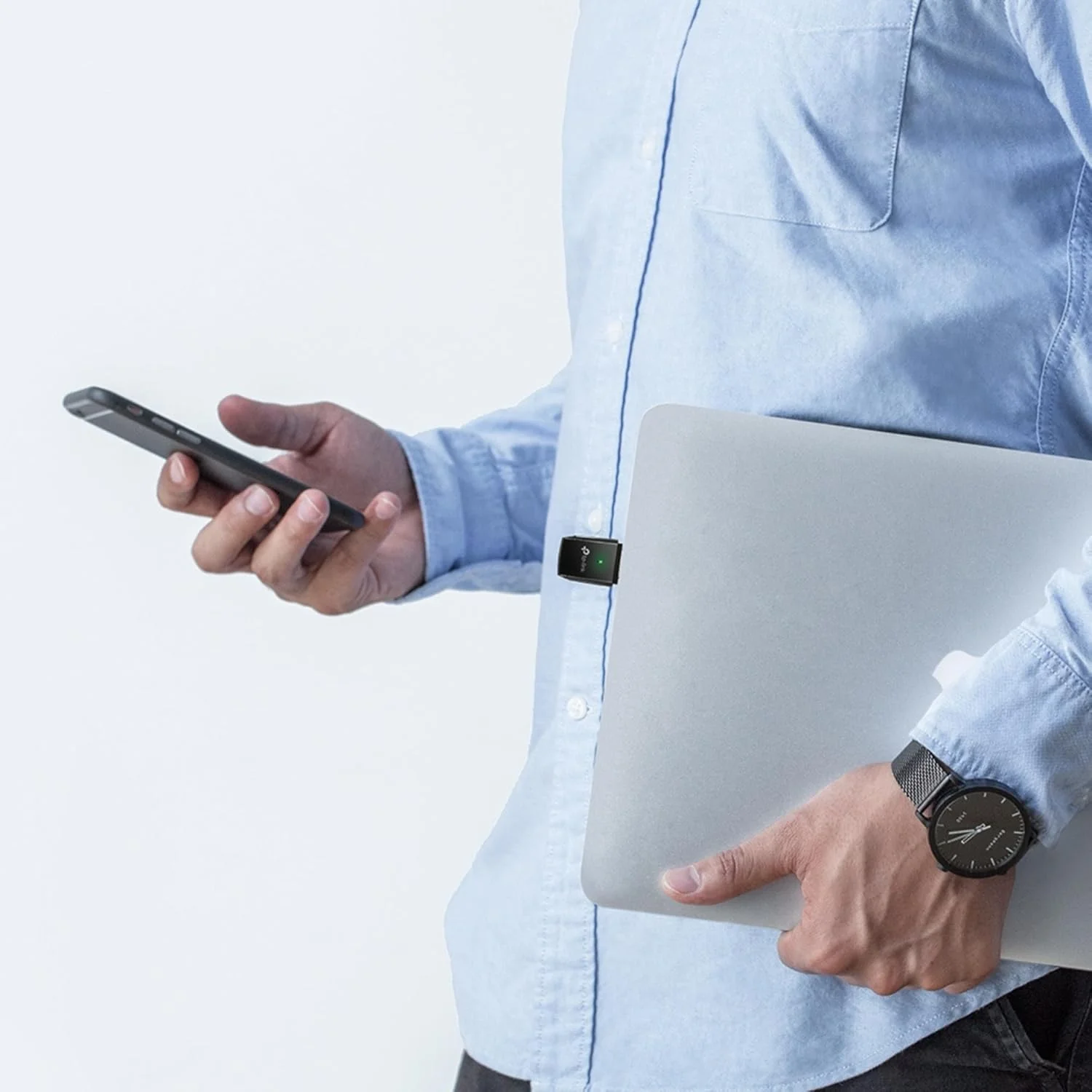 آداپتور وای فای USB تی پی-لینک Archer T2U 11AC - کارت شبکه بی سیم دو بانده 2.4G/5G AC600، دانگل وای فای، اندازه مینی، پشتیبانی از ویندوز (XP/7/8/8.1/10)، سیستم عامل مک (10.7~10.14)